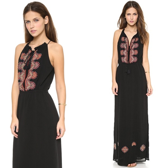 Dresses & Skirts - MADEWELL embroidered kilim bohemian maxi dress